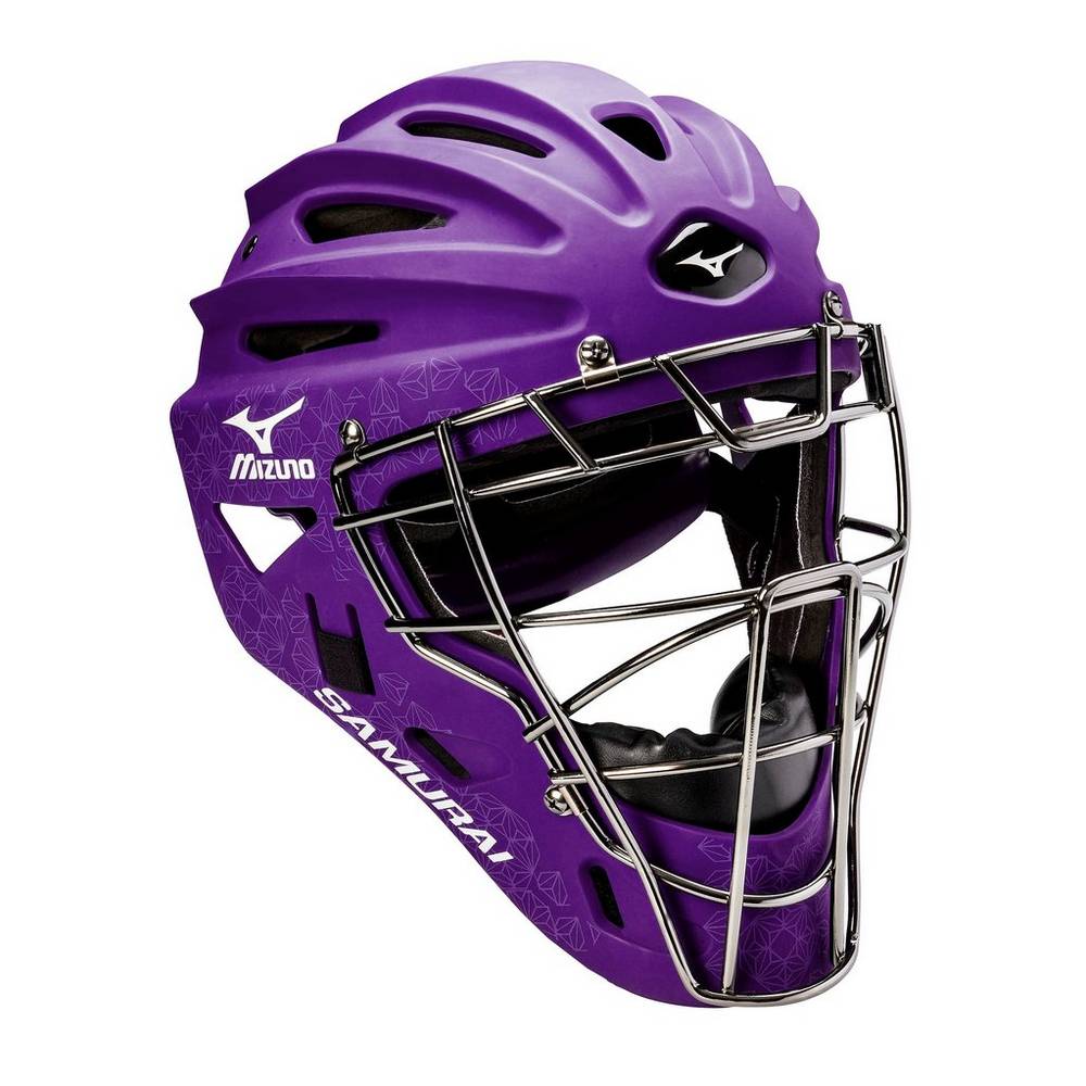 Capacete Mizuno Softball Samurai Fastpitch - G4 - Mulher - Roxo - KUZPL4308